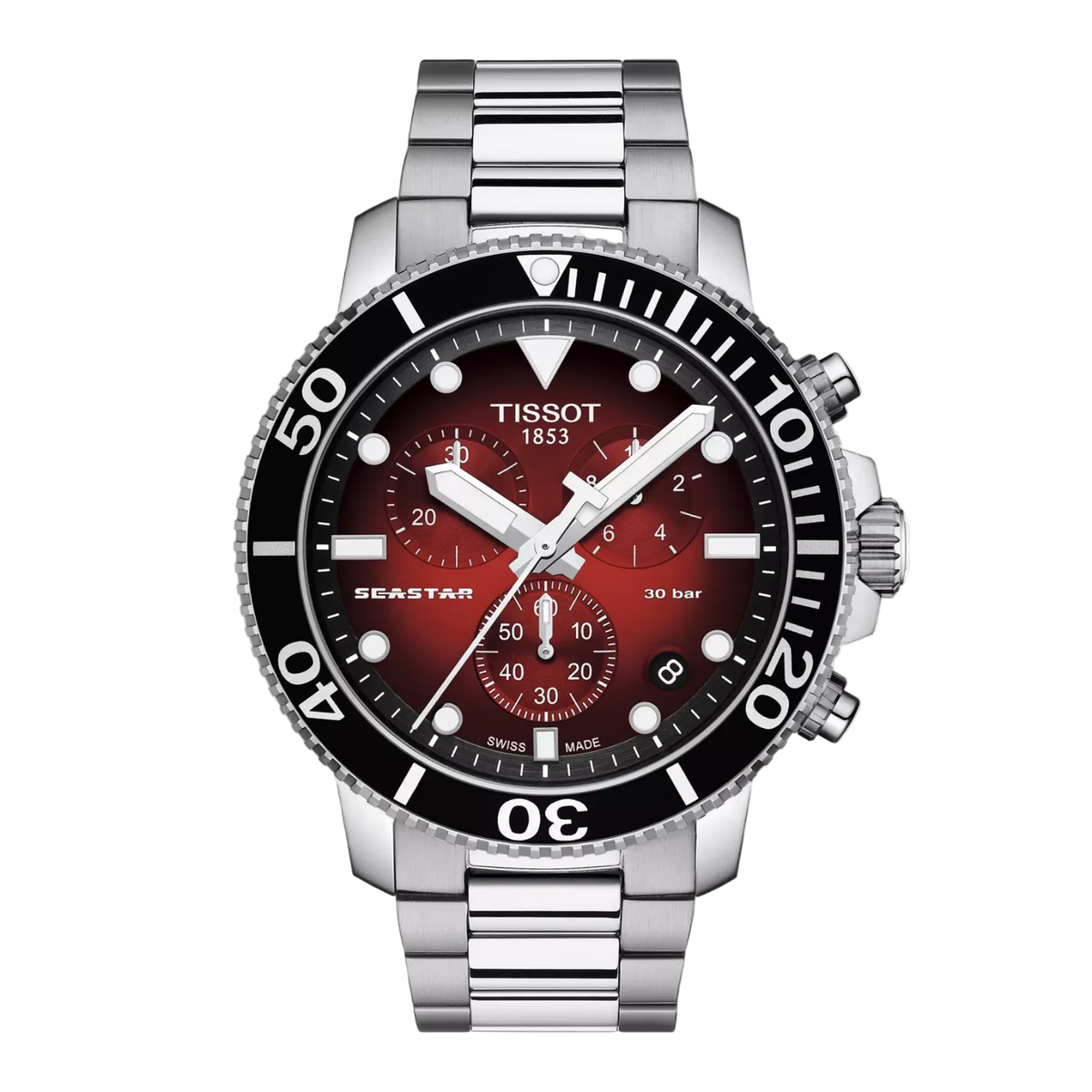 Tissot Seastar 1000 Chronograph - Dark Red Dial T120.417.11.421.00
