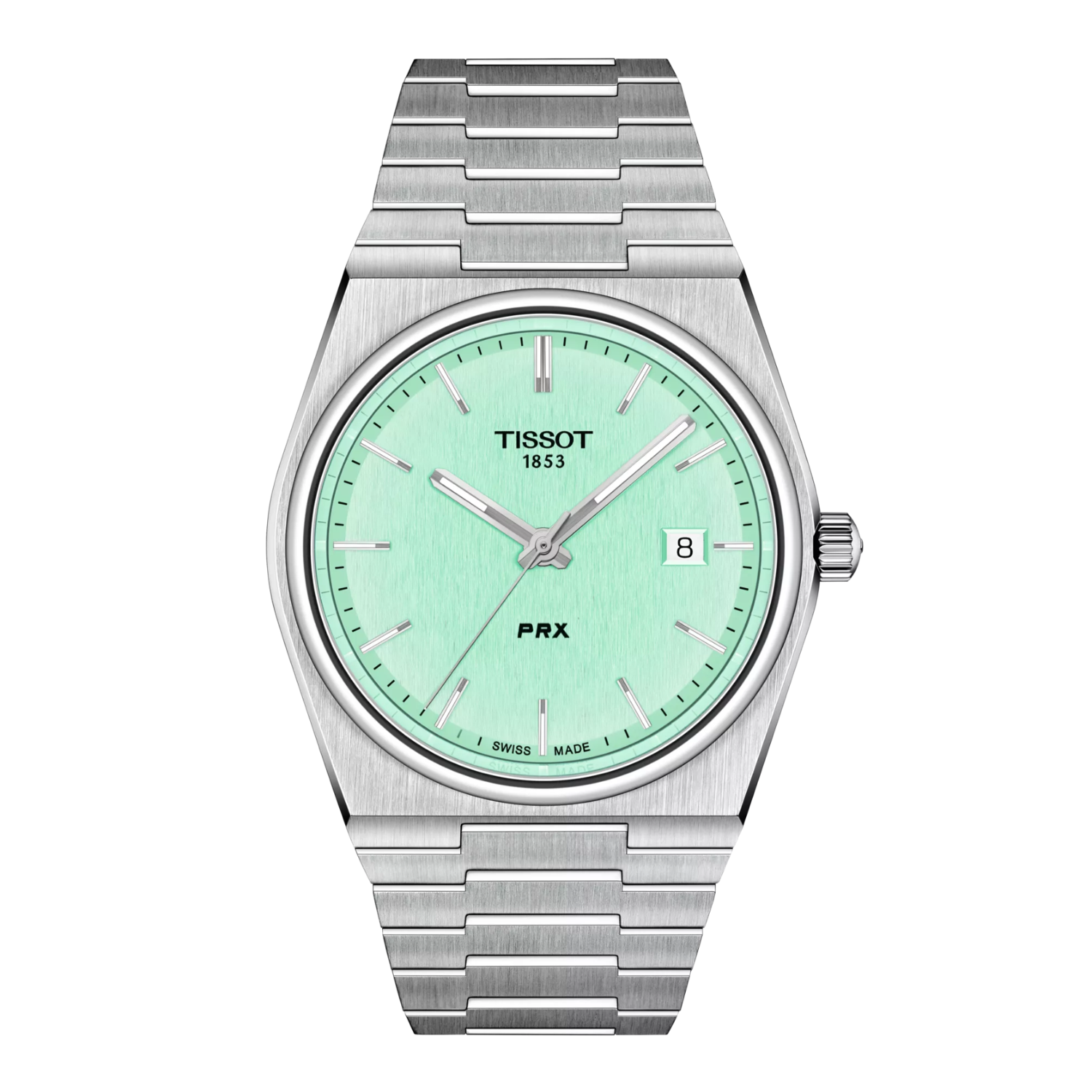 Tissot PRX Quartz Watch Mint Blue 40 mm