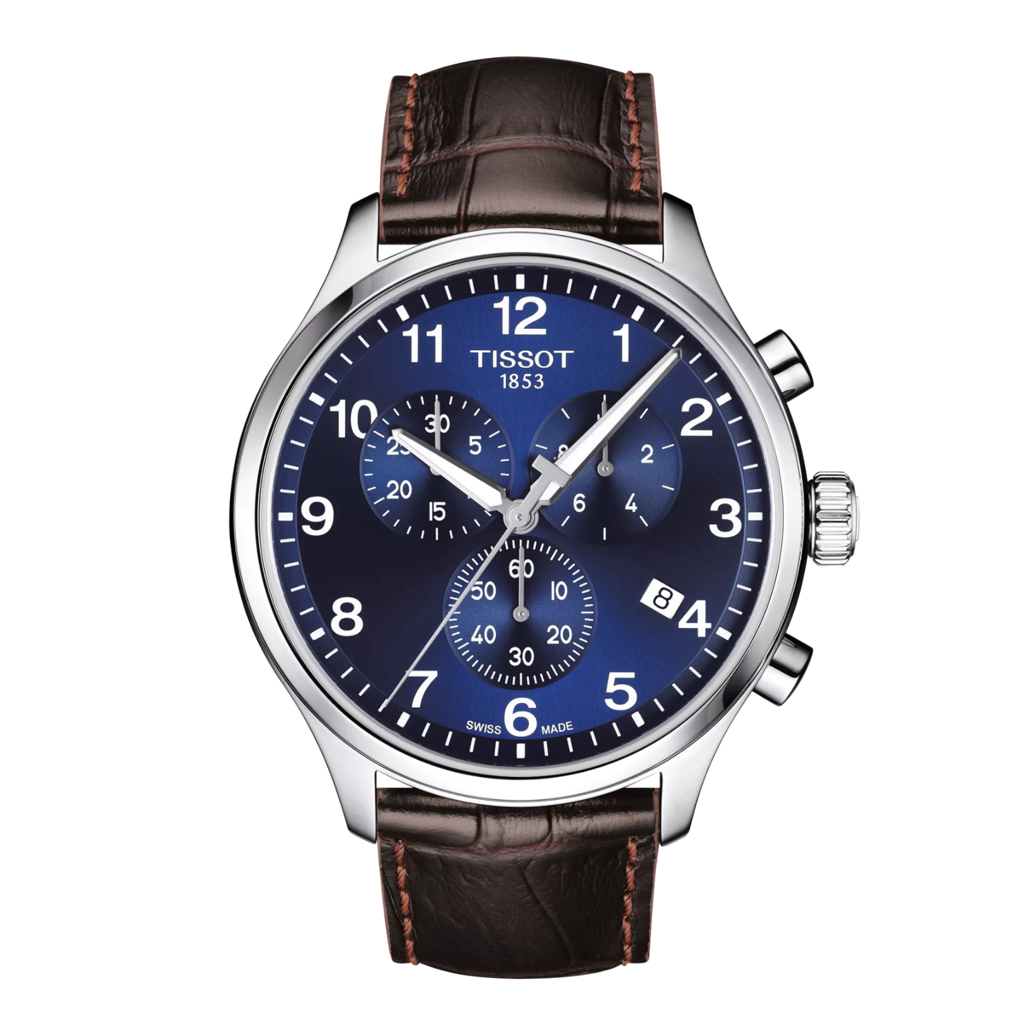 Tissot Chrono XL Quartz Chronograph Watch Blue 45 mm
