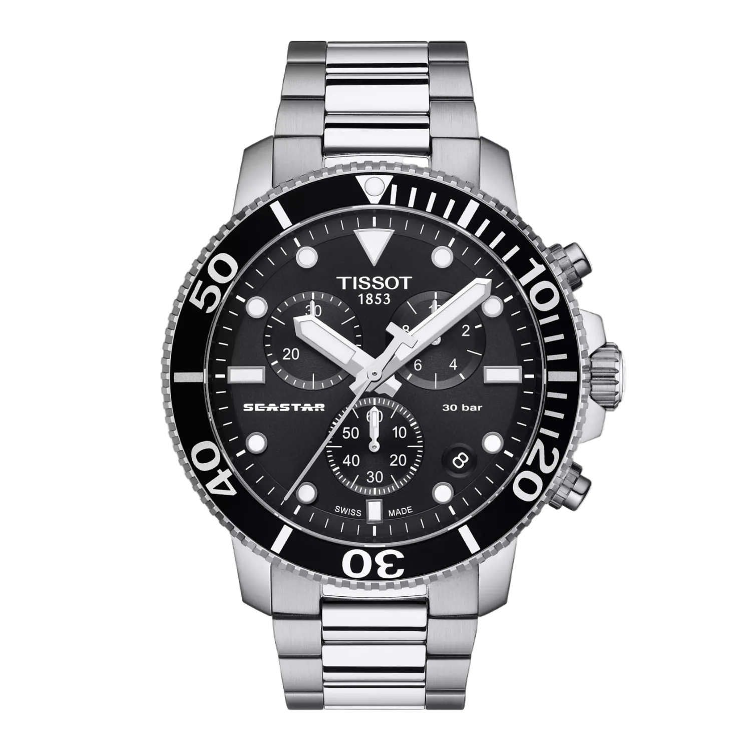 Tissot Seastar 1000 Chronograph - Black Dial