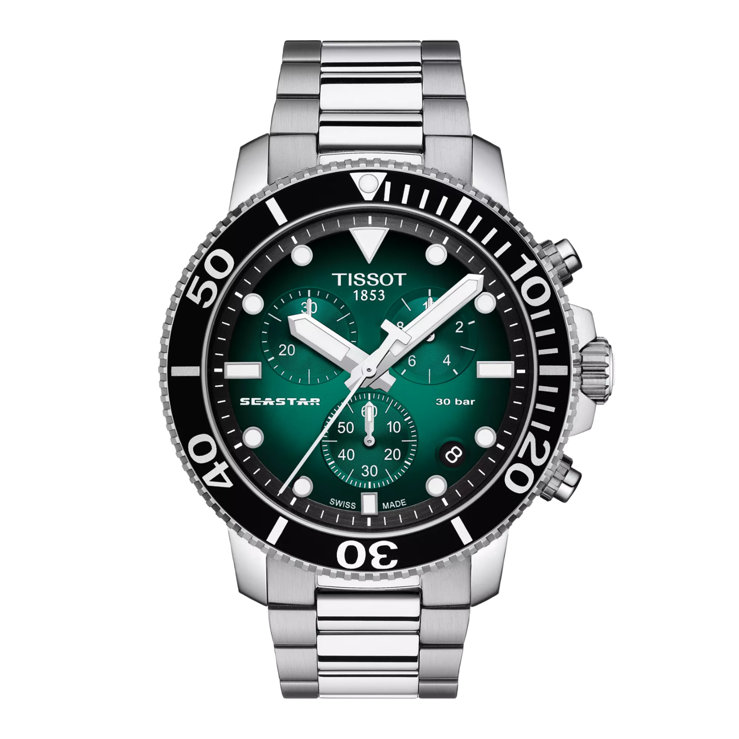 Tissot Seastar 1000 Chronograph - Dark Green Dial