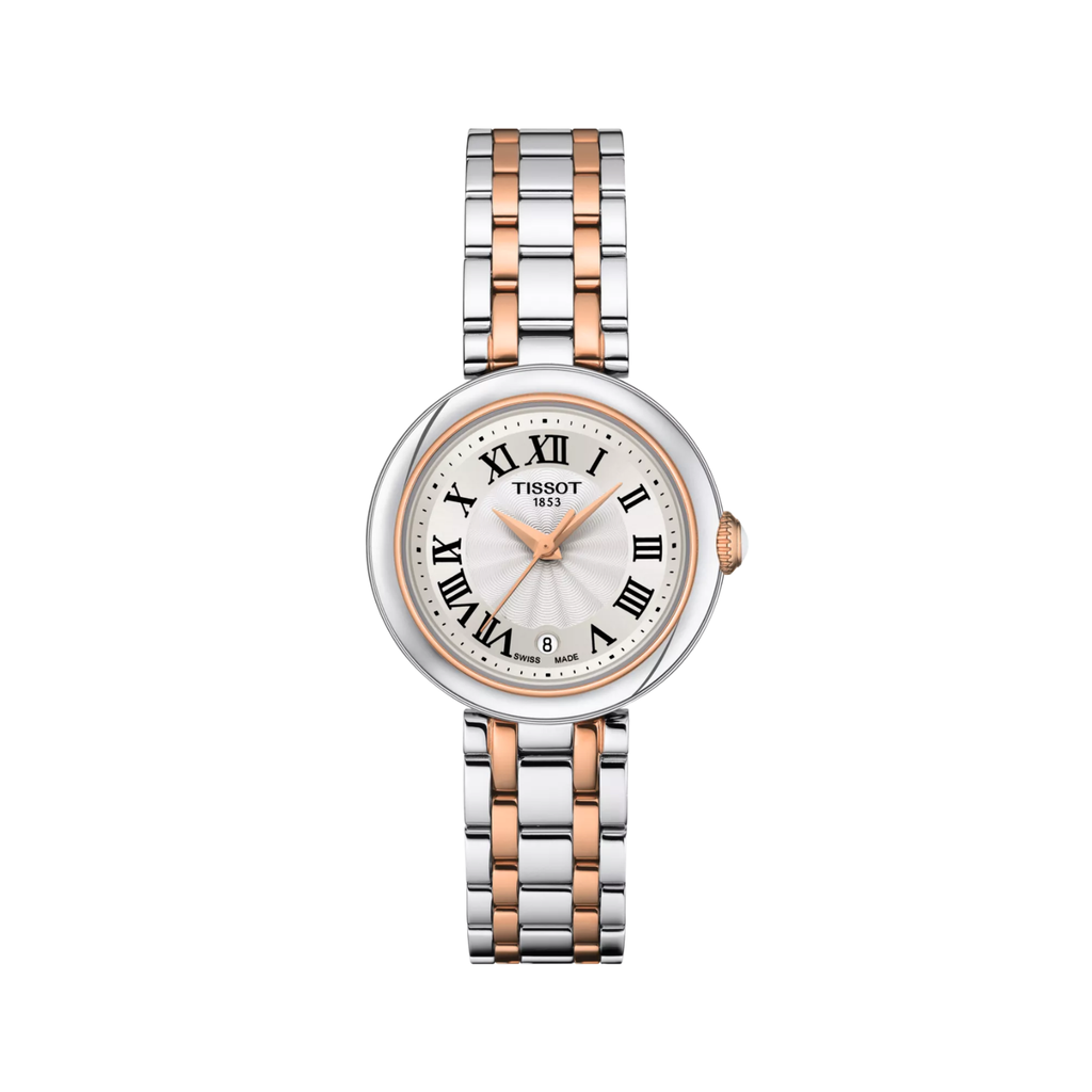 Tissot Bellissima Lady Quartz Watch White/Rose Gold 26 mm