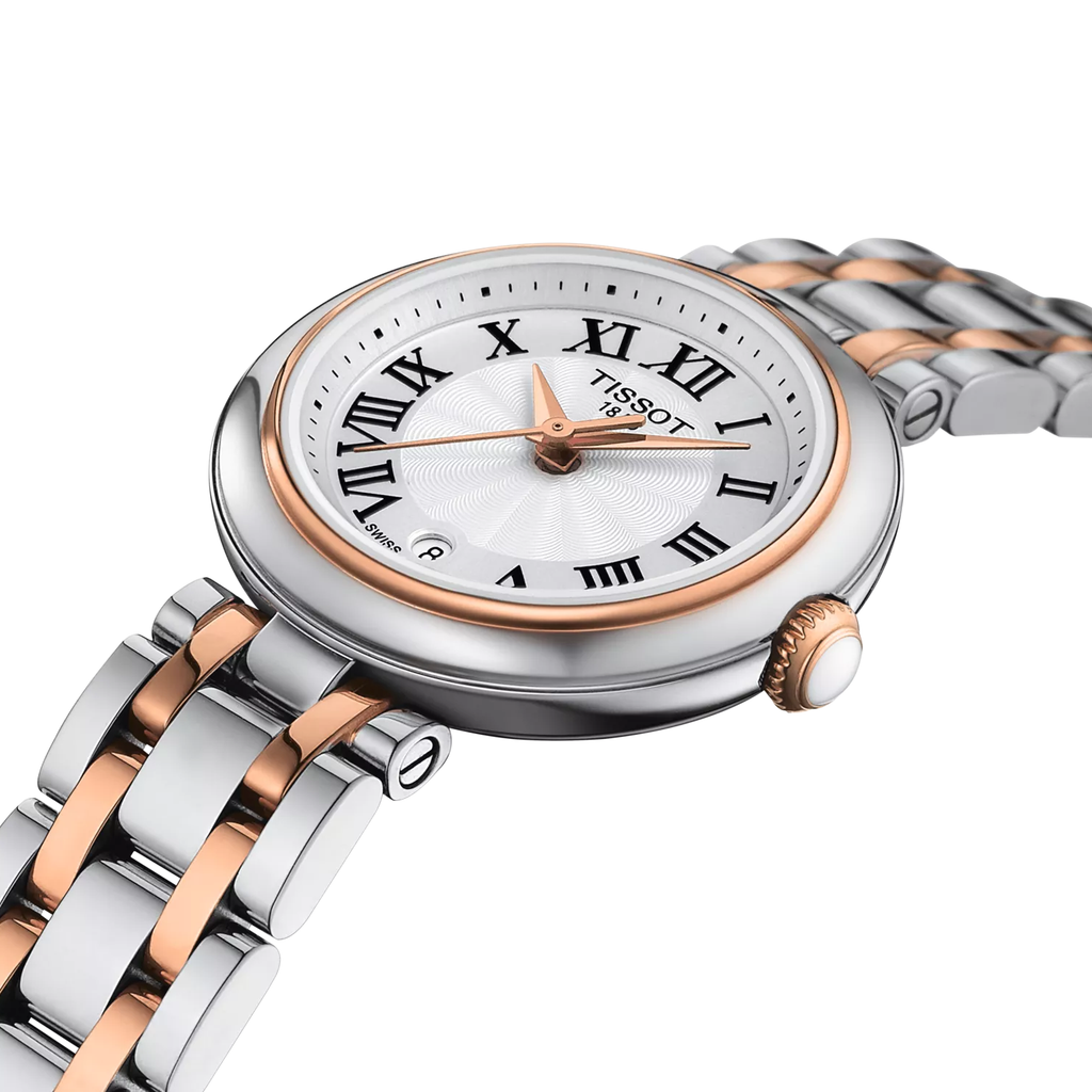 Tissot Bellissima Lady Quartz Watch White/Rose Gold 26 mm