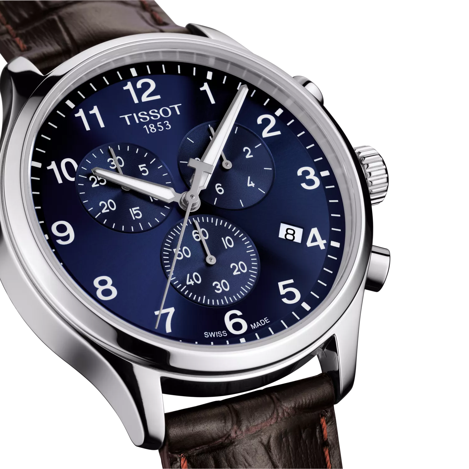 Tissot Chrono XL Quartz Chronograph Watch Blue 45 mm