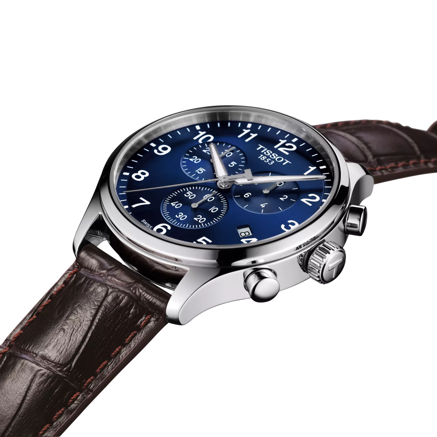 Tissot Chrono XL Quartz Chronograph Watch Blue 45 mm