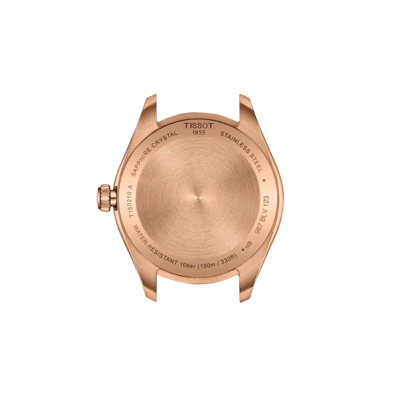 Tissot PR 100 34 mm – Brown & Rose Gold T150.210.33.291.00