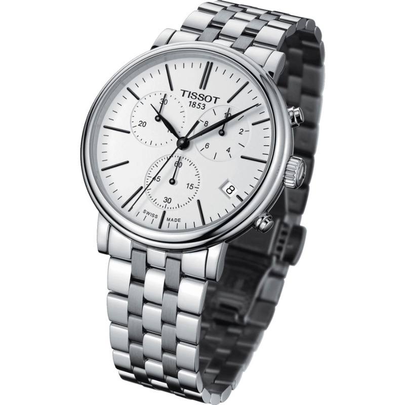 Tissot Carson Premium Chronograph 41 mm – White T122.417.11.011.00