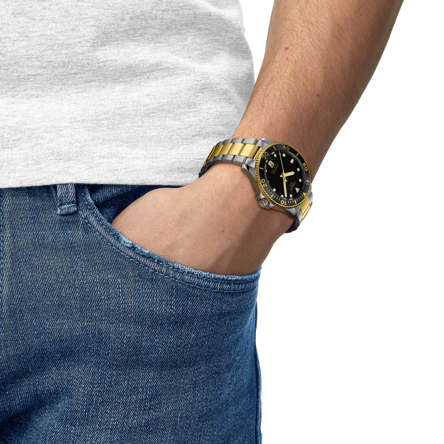 Tissot Seastar 1000 (Black/Golden)