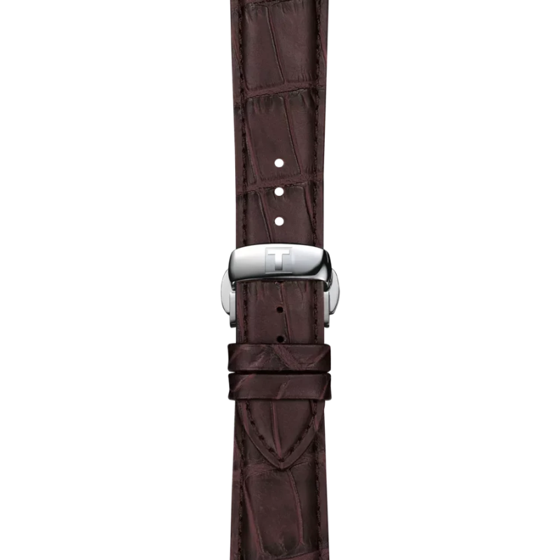 Tissot Gentleman - Silver Dial (Leather Strap)