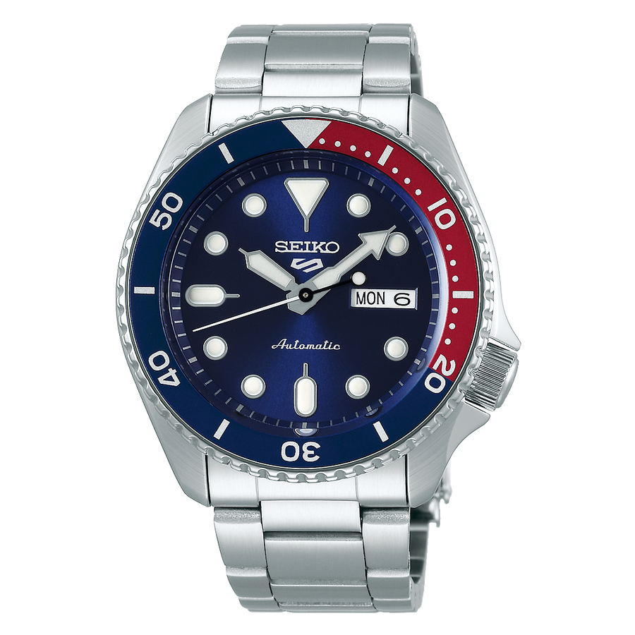 Seiko 5 Sports Automatic – Blue Dial (Pepsi-Style) SRPD53K1
