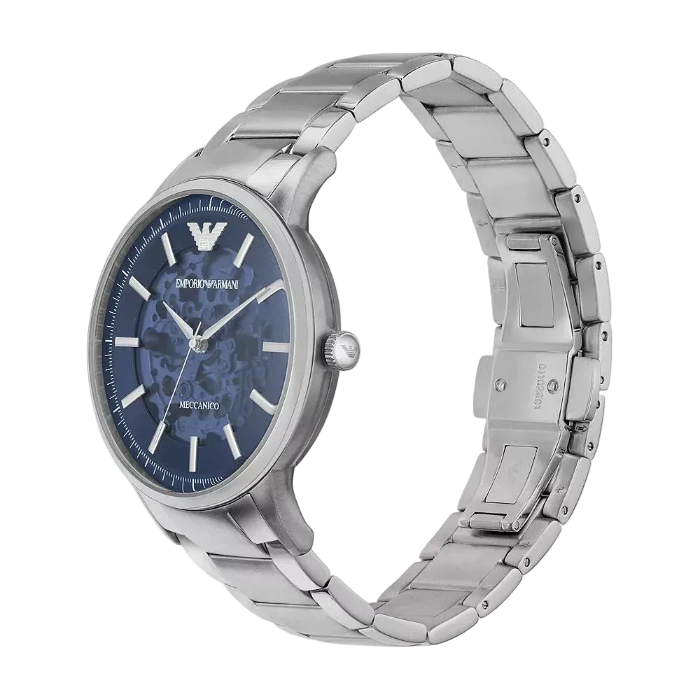 Emporio Armani Renato Automatic 43 mm – Blue Dial AR60037