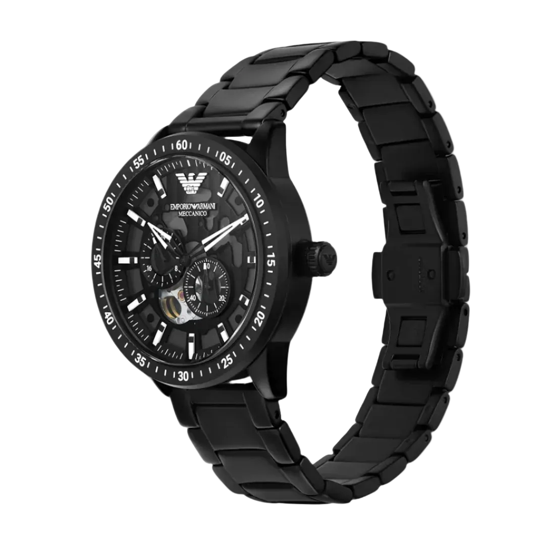 Emporio Armani Mario 43 mm – Black Dial
