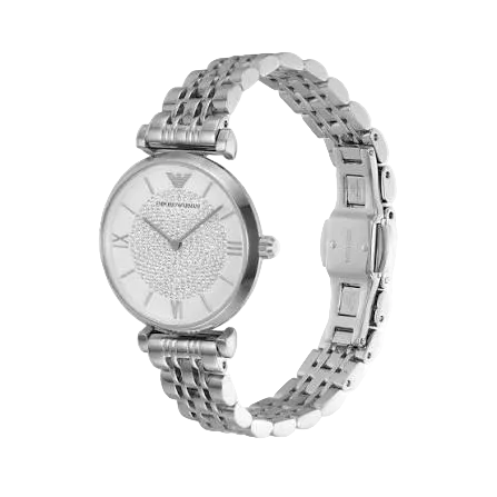 Emporio Armani Gianni T-Bar 32 mm – White Dial AR1925