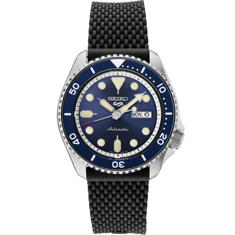 Seiko 5 Sports SKX Blue (Silicone Strap)