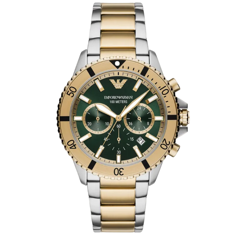 Emporio Armani Chronograph – Green Dial
